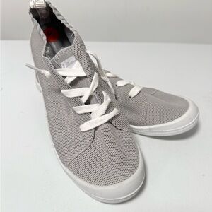 Gray Mesh Sneakers